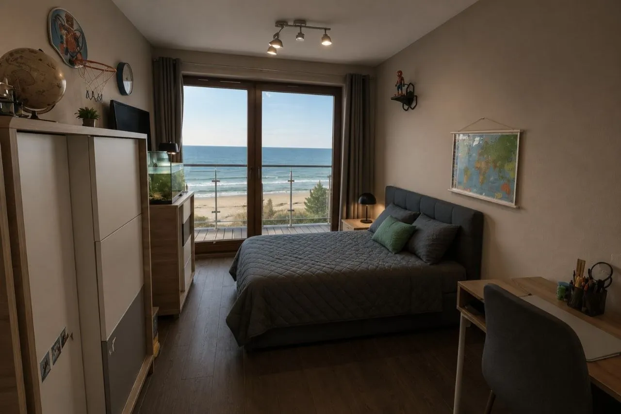 Apartament w Kołobrzegu z Widokiem na Morze